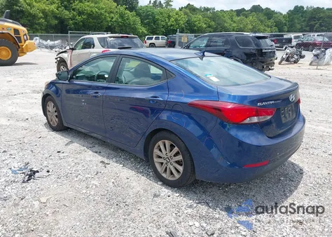 2015 Hyundai Elantra Se z USA, uszkodzony, nr VIN 5NPDH4AE8FH633501